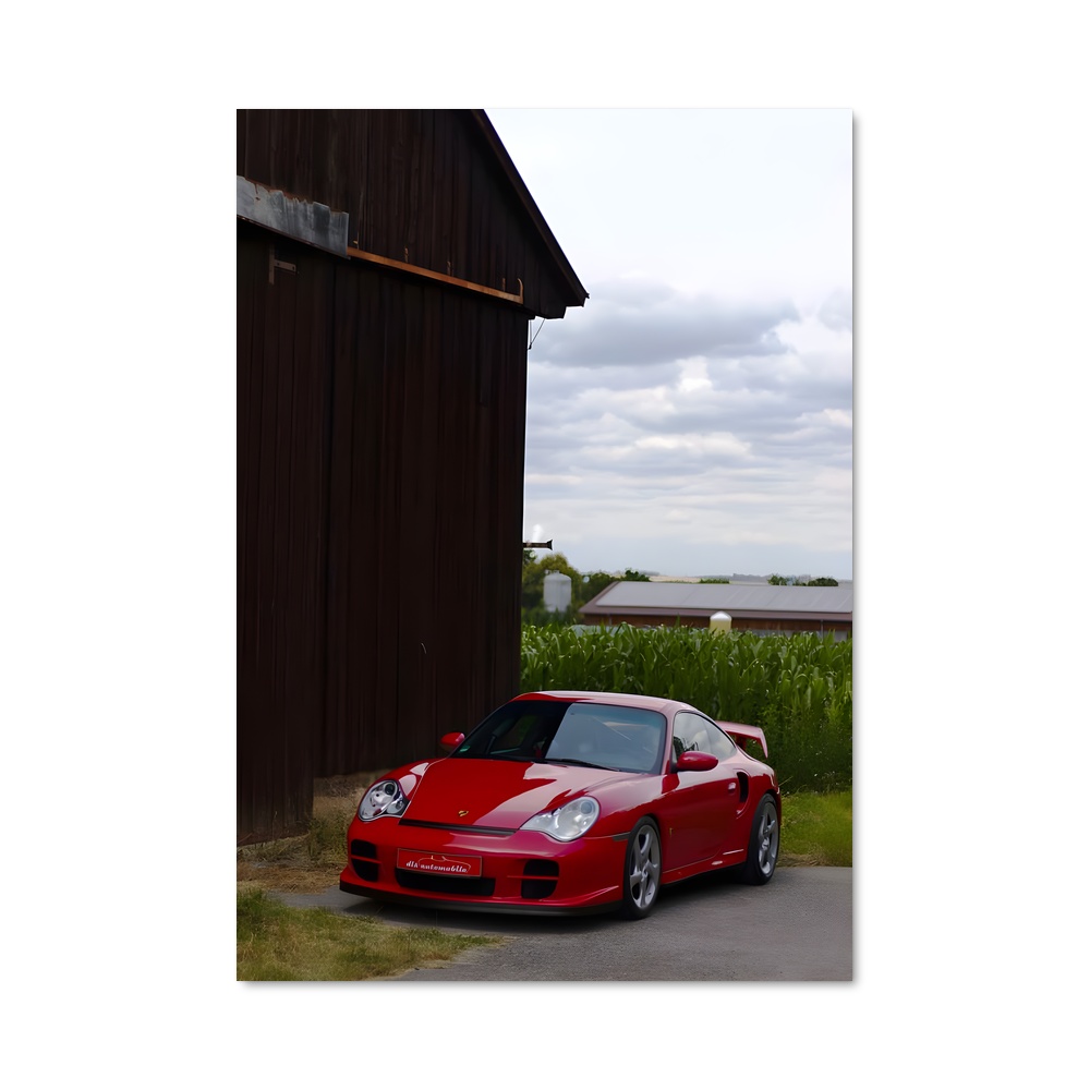 Poster Sportive en Rouge